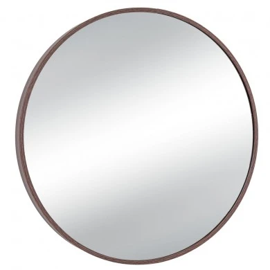 BROWN CIRCLE METAL MIRROR D70CM