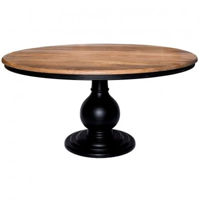 ROUND DINING TABLE MADE OF MANGO WOOD D152X76CM