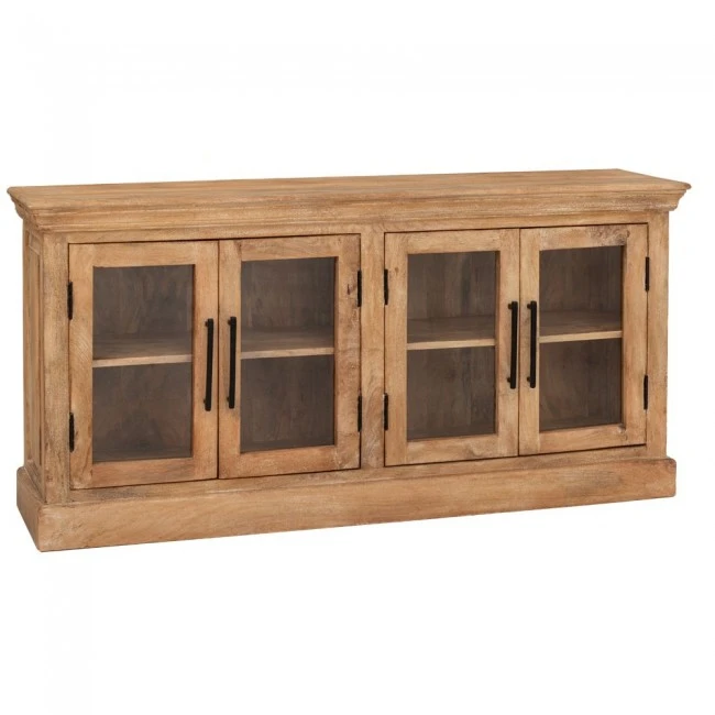 SIDEBOARD IN NATURAL COLOR MADE OF MANGO WOOD 147X36X70CM