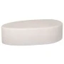 WHITE  MDF COFFEE TABLE WITH IRREGULAR SHAPE 115X58X30CM
