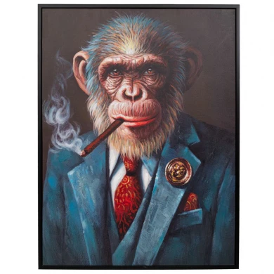 ΠΙΝΑΚΑΣ ΧΕΙΡΟΠΟΙΗΤΟΣ GORILLA ΣΕ ΜΑΥΡΗ ΚΟΡΝΙΖΑ 94Χ123ΕΚ (90Χ120)