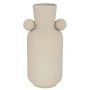 METAL VASE IN CREAM COLOR 15X15X34,5CM