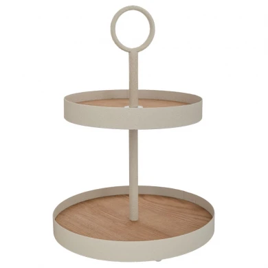 ΔΙΟΡΟΦΗ ΚΡΕΜ ΜΕΤΑΛΛΙΚΗ ΠΙΑΤΕΛΑ ΜΕ ΞΥΛΙΝΗ ΕΠΙΦΑΝΕΙΑ 30Χ30Χ43ΕΚ