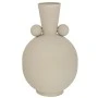 METAL ROUND VASE IN CREAM COLOR 24X24X38,5CM
