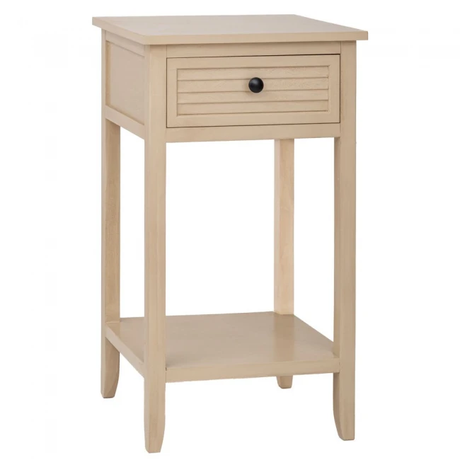 ΞΥΛΙΝΟ ΚΟΜΟΔΙΝΟ ΜΕ 1 ΣΥΡΤΑΡΙ ΣΕ ΜΠΕΖ ΧΡΩΜΑ 40Χ33Χ70ΕΚ