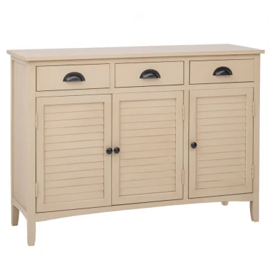 ΞΥΛΙΝΟΣ ΜΠΟΥΦΕΣ ΣΕ ΜΠΕΖ ΧΡΩΜΑ ΜΕ 3 ΠΟΡΤΕΣ AND 3 ΣΥΡΤΑΡΙΑ 105Χ35Χ75ΕΚ