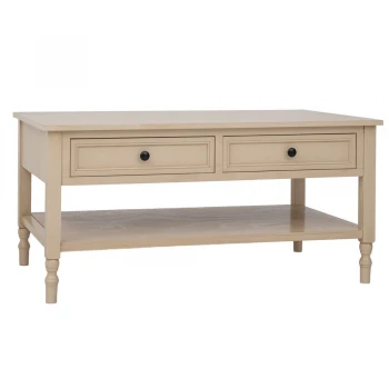 ΞΥΛΙΝΟ ΤΡΑΠΕΖΑΚΙ ΣΑΛΟΝΙΟΥ ΣΕ ΜΠΕΖ ΧΡΩΜΑ ΜΕ 2 ΣΥΡΤΑΡΙΑ 100Χ60Χ50ΕΚ