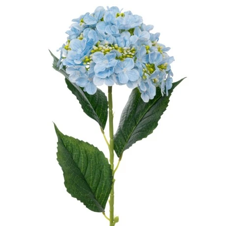 GIANT HYDRANGEA STEM REAL TOUCH IN LIGHT BLUE COLOR D18X61,5CM