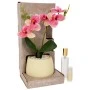 ARTIFICIAL PINK LILIUM IN POT WITH AROMA IN GIFT BOX (JASMINE) 14X14X30CM
