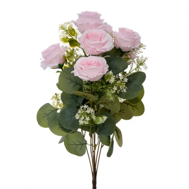 ΜΠΟΥΚΕΤΟ Χ7 ΜΕ ΡΟΖ ΤΡΙΑΝΤΑΦΥΛΛΑ 50ΕΚ