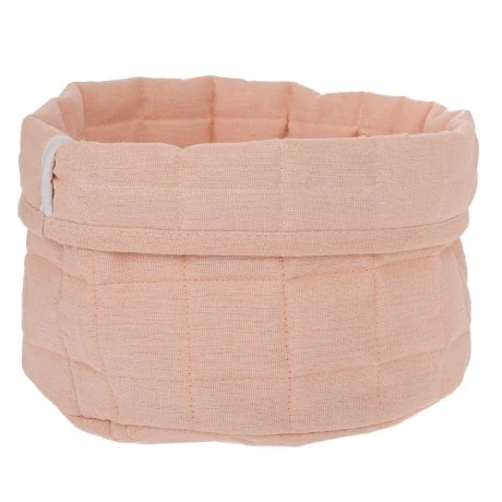 PINK SOFT BAG BASKET D24X15CM