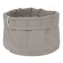 GREY SOFT BAG BASKET D24X15CM