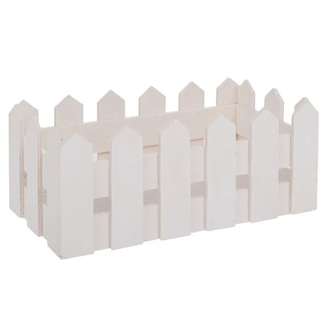 NATURAL WOODEN CRATE 27X15X11CM