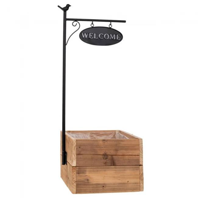 ΞΥΛΙΝΟ ΚΑΣΠΩ WELCOME 30X28X76CM