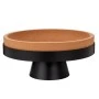 BLACK METAL TRAY WITH FELT TRAY D28X13X13CM