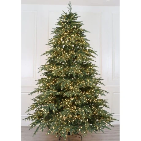 CHRISTMAS TREE PRE-LIT ASPEN 180CM WITH 3250 LED WARM WHITE LIGHTS 8 FUNCTIONS (PE+PVC)