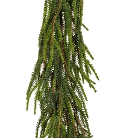 PRE-LIT GARLAND 270CM WITH 80 LED WARM WHITE STEADY AND END CONNECTED LIGHTS