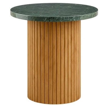 WOODEN COFFEE TABLE WITH VERAMANT SURFACE D50X38CM