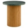 WOODEN COFFEE TABLE WITH VERAMANT SURFACE D50X38CM