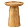 ROUND SIDE TABLE MADE OF WOOD IN NATURAL COLOR D45X60CM