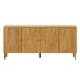 WOODEN SIDEBOARD IN NATURAL LIGHT COLOR 200X40X85CM