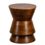 WOODEN SIDE TABLE IN NATURAL COLOR  MADE OF MANGO WOOD D35X45CM