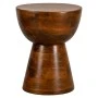 WOODEN SIDE TABLE IN NATURAL COLOR  MADE OF MANGO WOOD D37X48CM