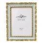 GOLD  MINT GREEN EMBOSSED RESIN PHOTO FRAME 13X18CM