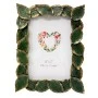 RESIN EMBOSSED GREEN LEAF PHOTO FRAME 13X18CM