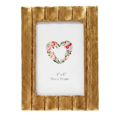 GOLD RESIN PHOTO FRAME 10X15CM