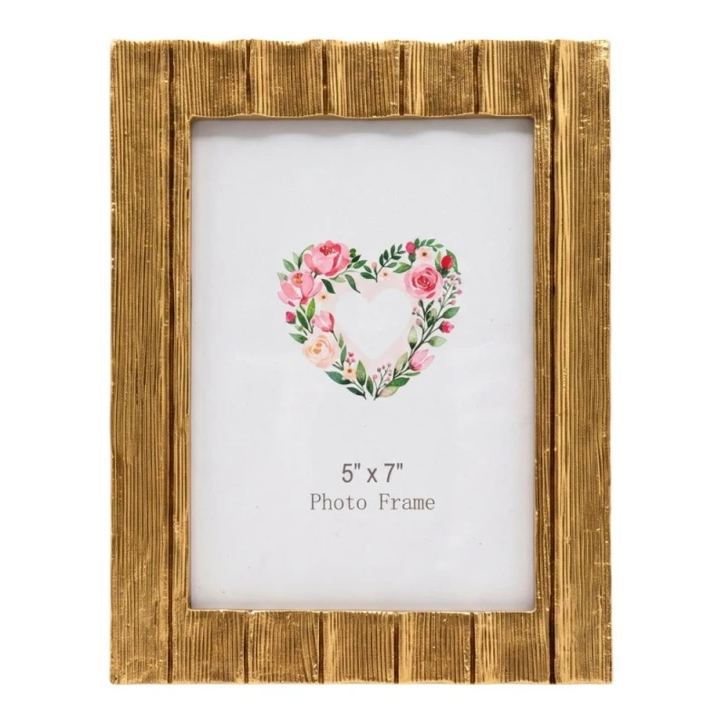 GOLD RESIN PHOTO FRAME 13X18CM