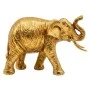 GOLD RESIN ELEPHANT FIGURE 20X10X16CM