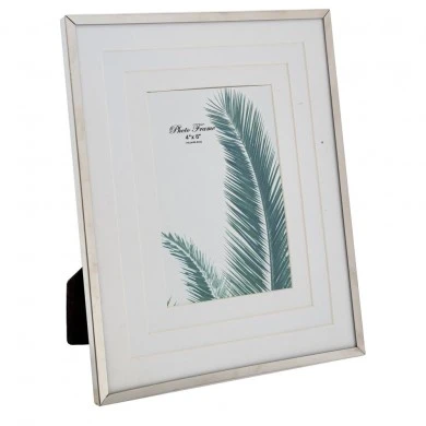 ΑΣΗΜΙ ΜΕΤΑΛΛΙΚΗ ΚΟΡΝΙΖΑ 10Χ15 ΕΚ ΜΕ ΦΑΡΔΥ ΛΕΥΚΟ ΠΛΑΙΣΙΟ