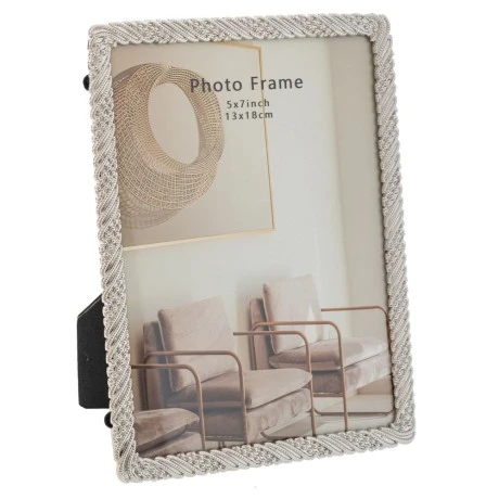 SILVER METAL PHOTO FRAME 13X18 CM