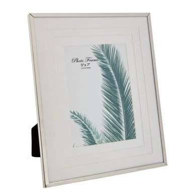 ΑΣΗΜΙ ΜΕΤΑΛΛΙΚΗ ΚΟΡΝΙΖΑ 13Χ18 ΕΚ ΜΕ ΦΑΡΔΥ ΛΕΥΚΟ ΠΛΑΙΣΙΟ