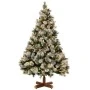 CHRISTMAS TREE PRE-LIT SNOWY MONTCLAIR SPRUCE 210CM WITH 500 WARM WHITE LED AND MULTICLOLOR