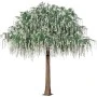 ARIFICIAL TREE WITH GREEN LEAFS AND WHIYE FLOWERS 500CM