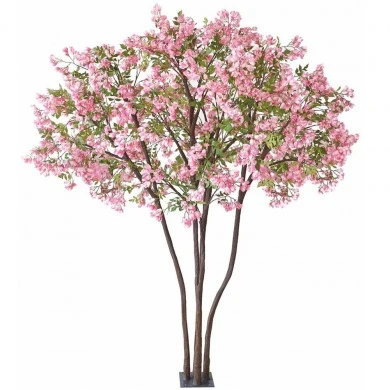 ARTIFICIAL TREE WITH PINK FLOWERS 260CM