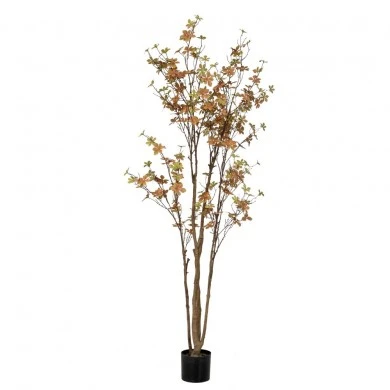 ARTIFICIAL ENKIANTHUS TREE 170CM WITH 170 LEAVES IN PLASTIC POT D15X12.5CM