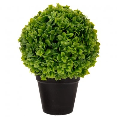ARTIFICIAL GREEN GRASS BALL IN POT D18X26CM
