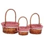 SET 3 FABRIC BASKET D30X14 35-D25X12 30-D20X10 25CMCM
