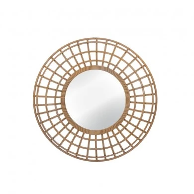 ROUND METAL WALL MIRROR D60X5.5CM