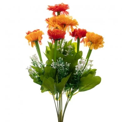 ARTIFICIAL ORANGE DAISIES BOUQUET 40CM