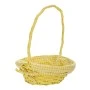 YELLOW FABRIC BASKET D25X9 35CM