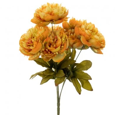 ΚΙΤΡΙΝΟ ΜΠΟΥΚΕΤΟ ΜΕ 7  ΧΡΥΣΑΝΘΕΜΑ 45ΕΚ