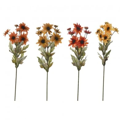 ARTIFICIAL DAISY FLOWER SPRAY 65CM IN 3 COLOURS
