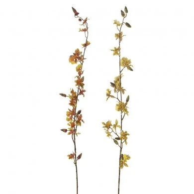 ARTIFICIAL DANCING ORCHID FLOWER SPRAY 104CM IN 2 COLOURS