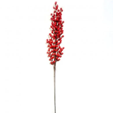 RED BERRY LONG STEM 80CM
