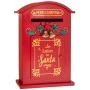 RED METAL MAILBOX 27X12X41CM