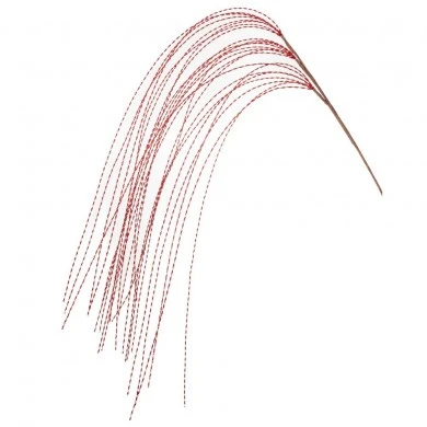 XMAS RED HANGING STEM 124CM